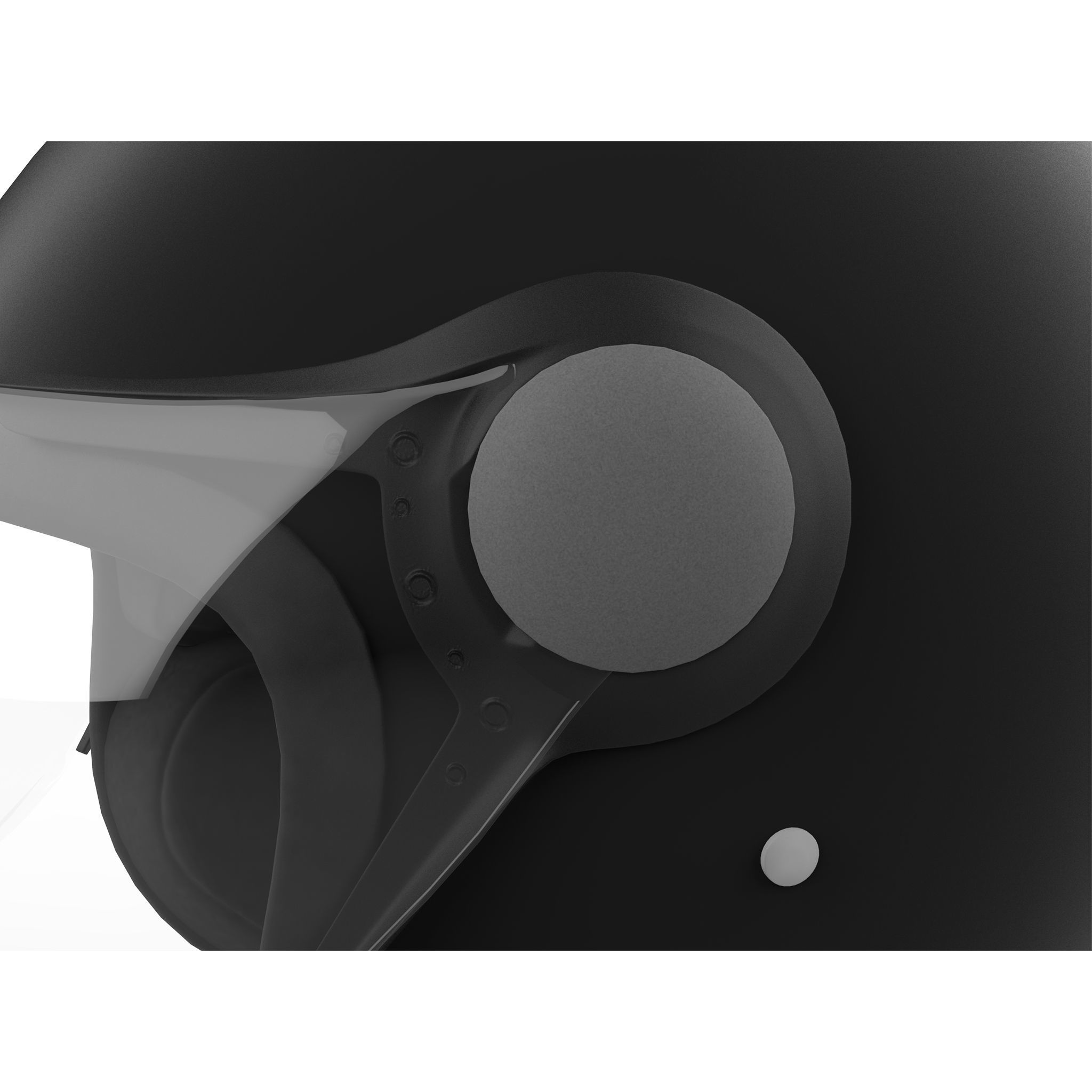 Helmet Low-poly 3D model_5