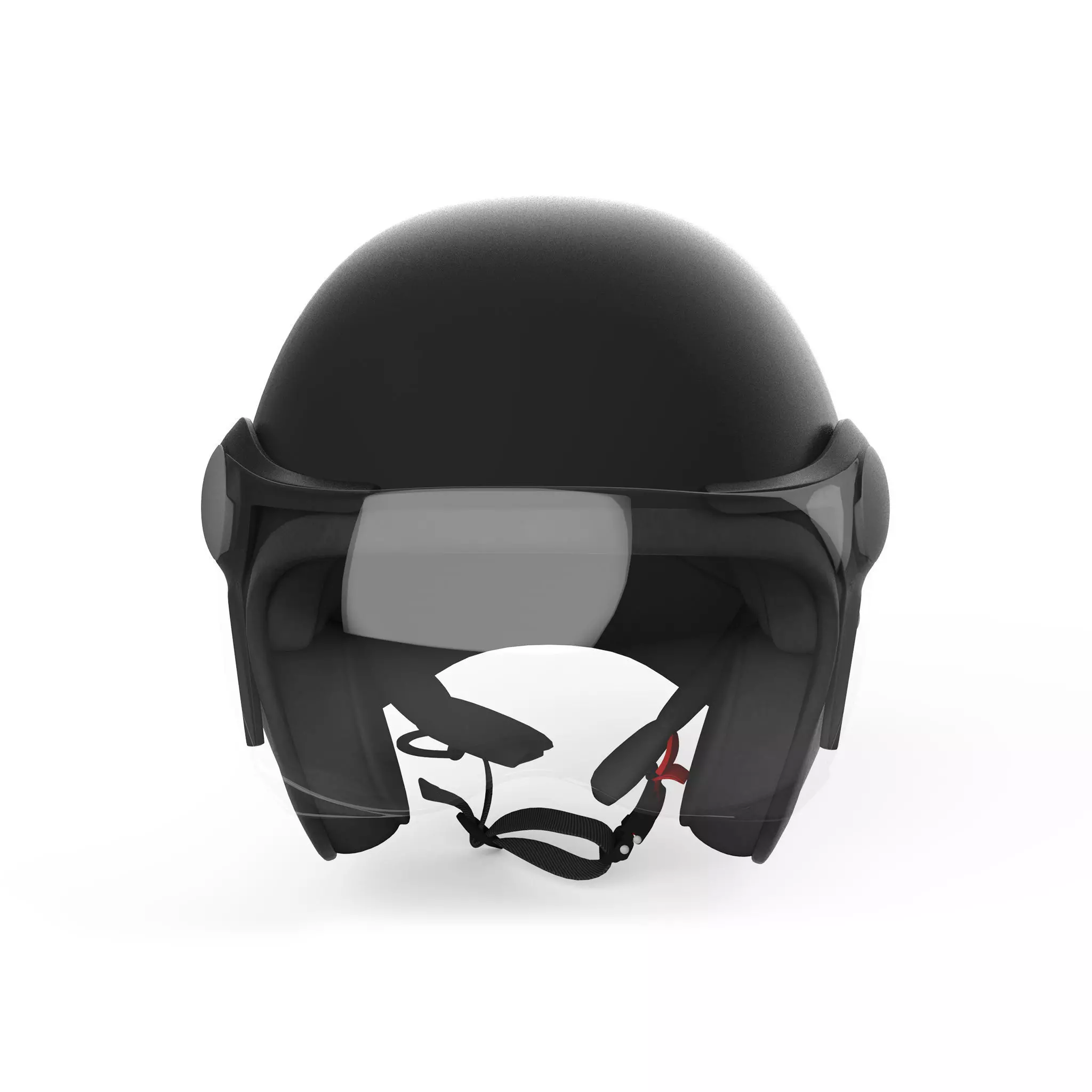 Helmet Low-poly 3D model_0