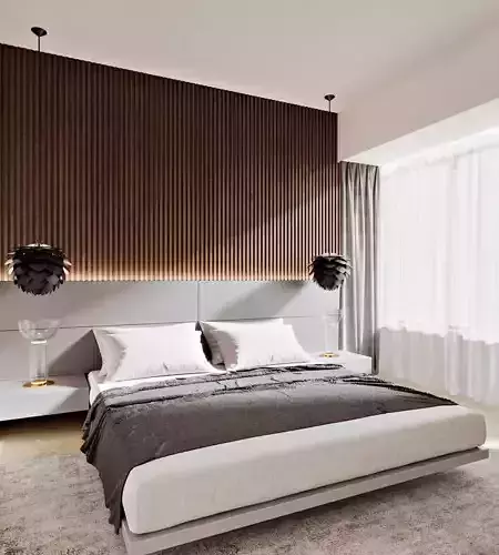 bedroom Modern villa Home decoration