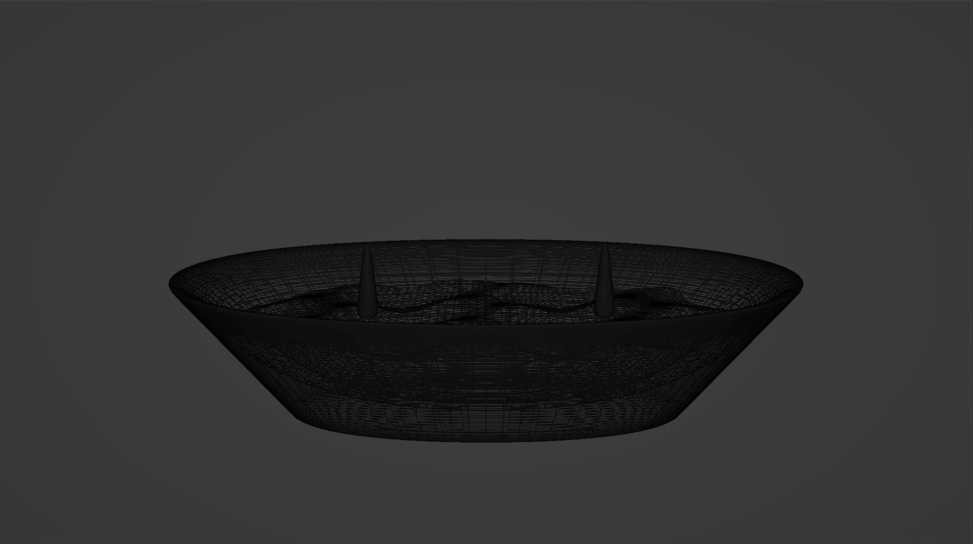 Blood Bath Halloween Candle with Animated Fire 3D model_7