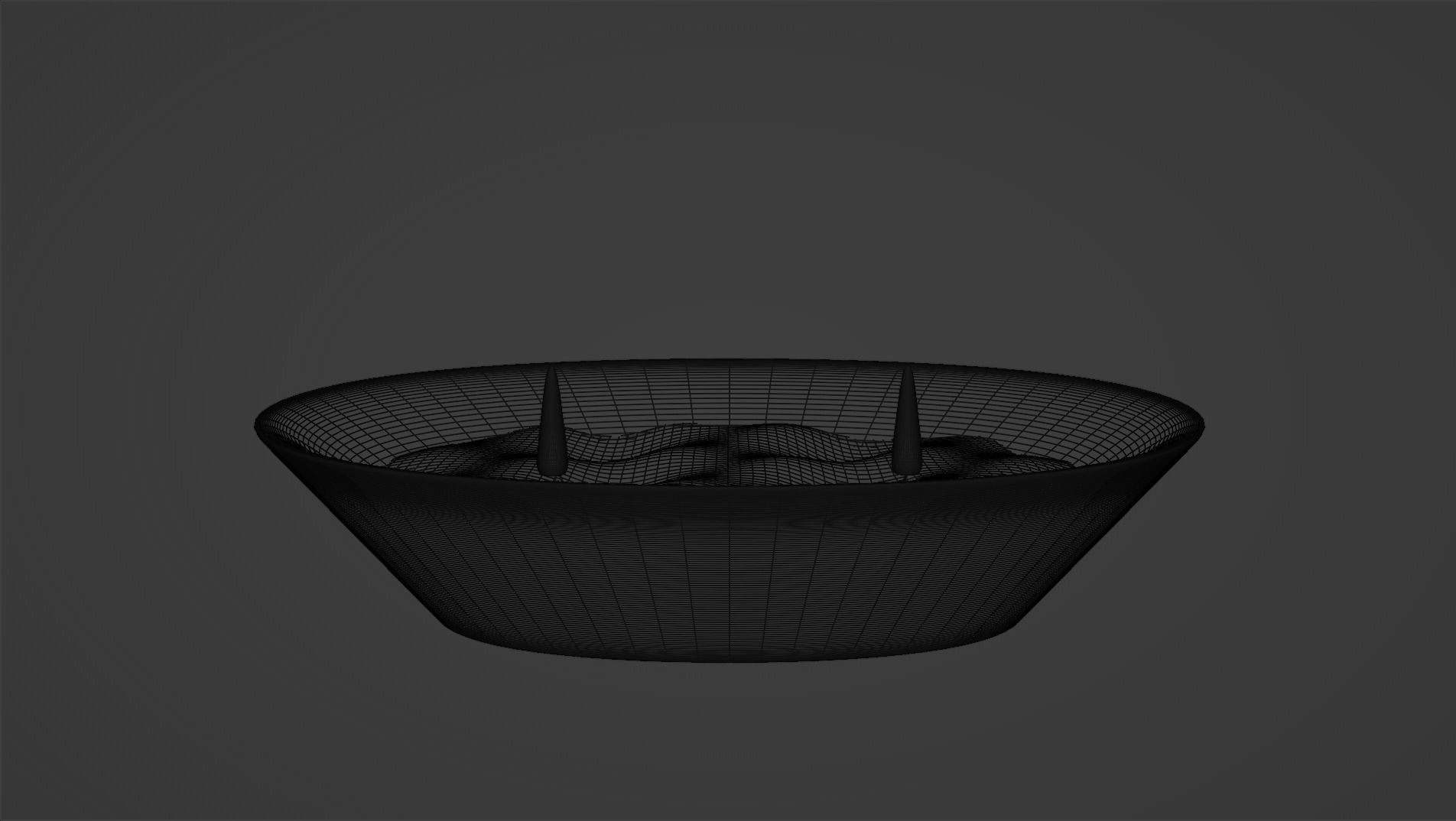 Blood Bath Halloween Candle with Animated Fire 3D model_6