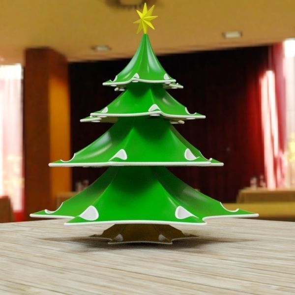 Stylish christmas tree 3D print model_3