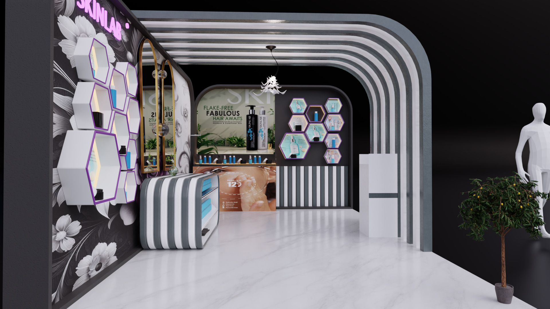 Retail Kiosk Design A Fusion of Elegance And Functionality 3D model_2