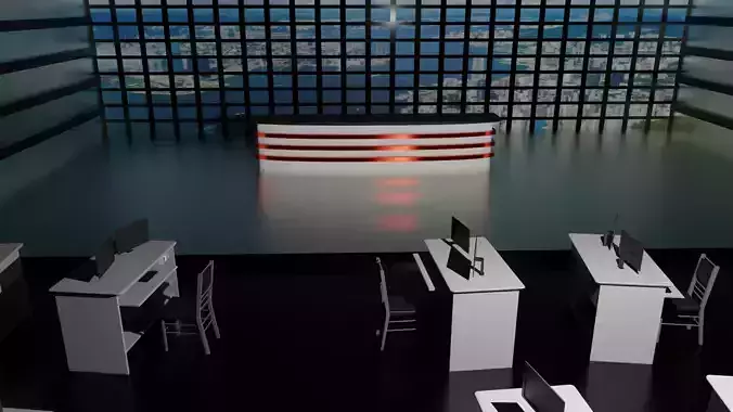 TV News Studio
