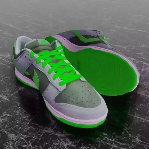 NIKE DUNK 3D SHOES - GREEN