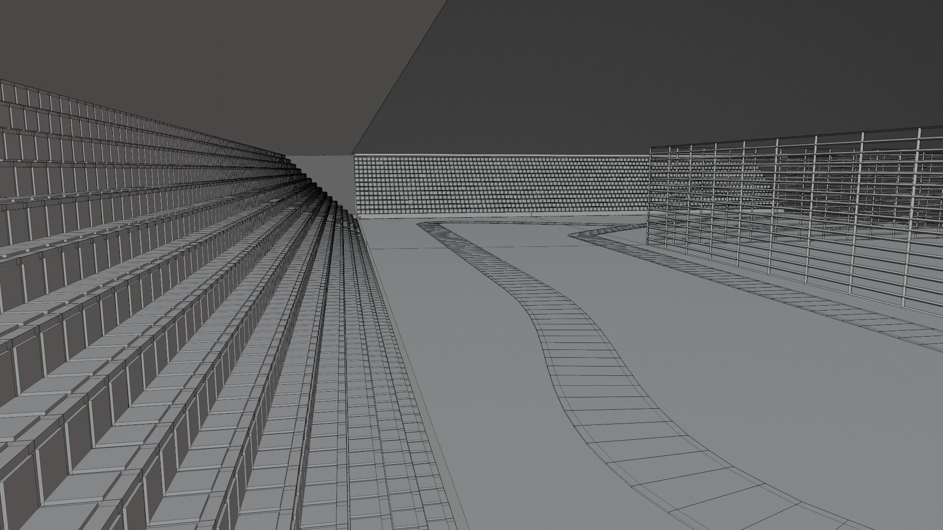  Race Track Low-poly 3D model_7