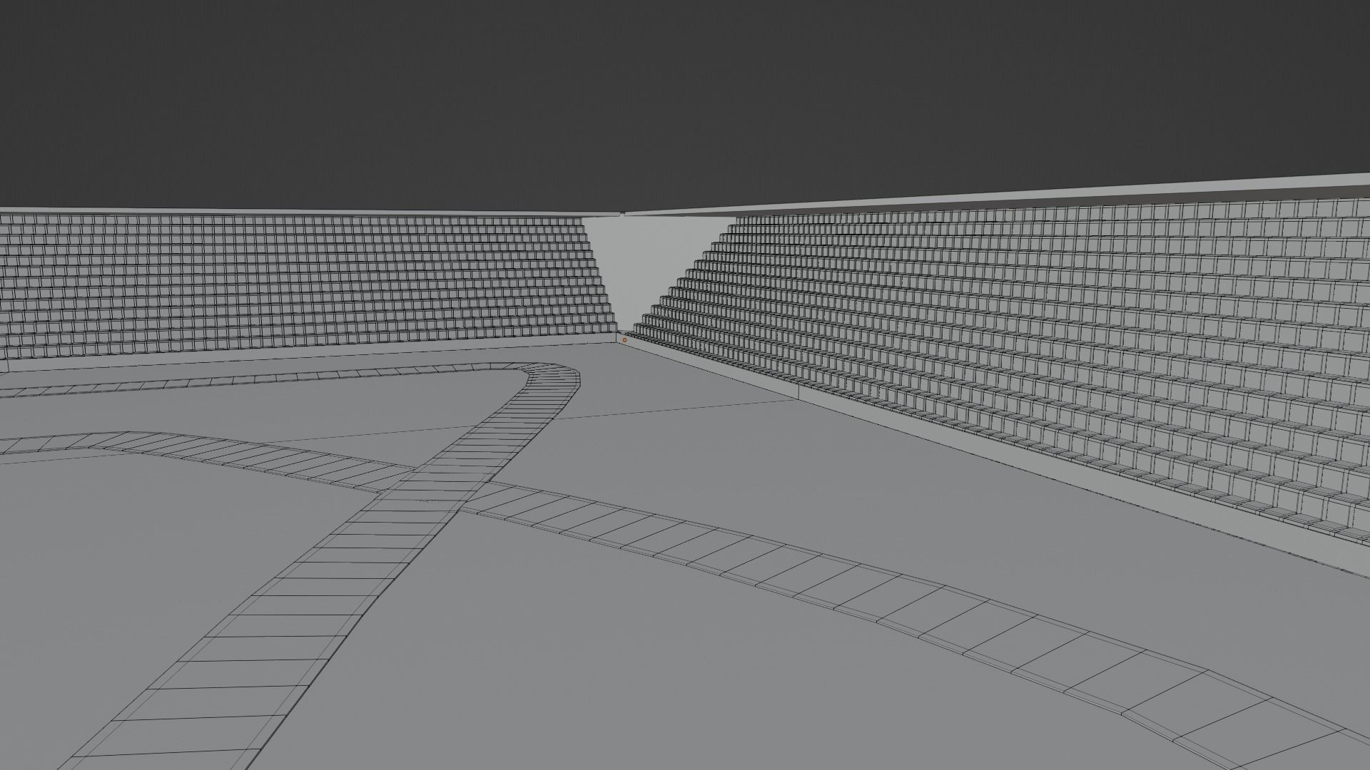 Race Track Low-poly 3D model_8