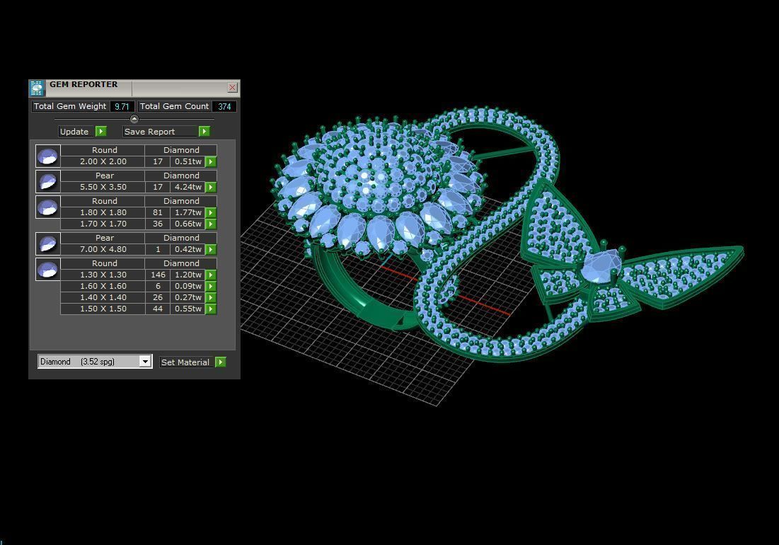 Special Ring A3 3D print model_12