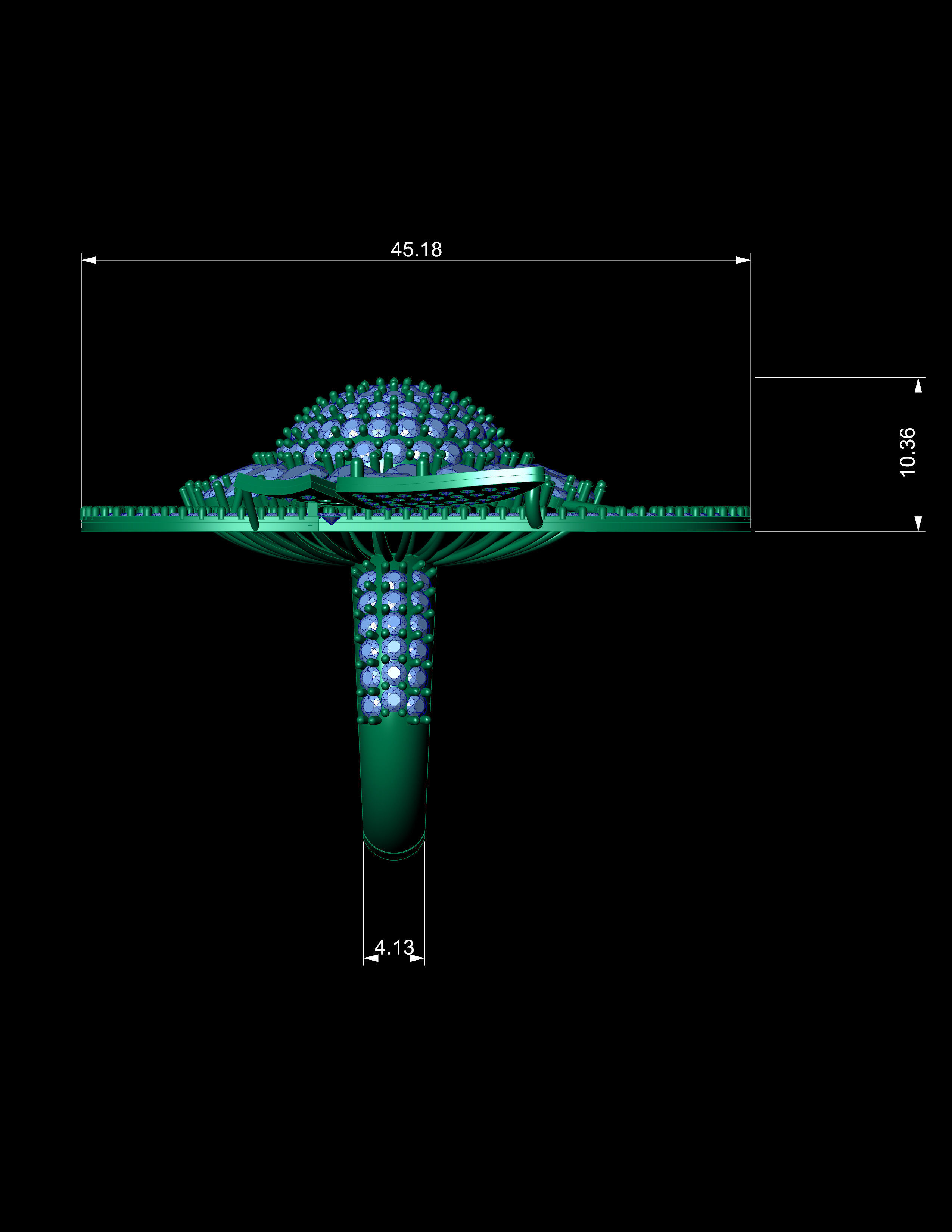 Special Ring A3 3D print model_11