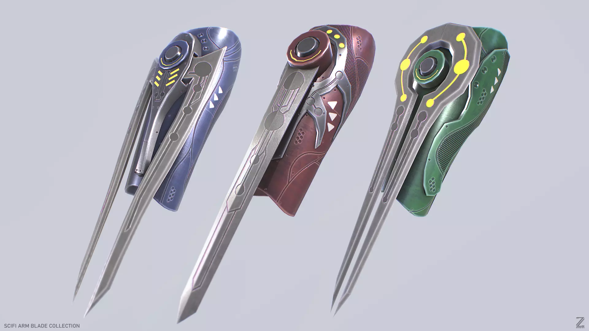 Scifi arm blade collection _0