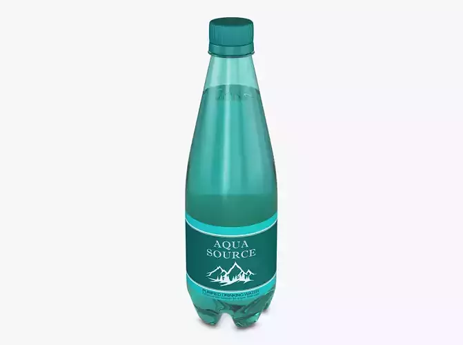 Aqua Source Bottle 450ml Simple M 1 3D model