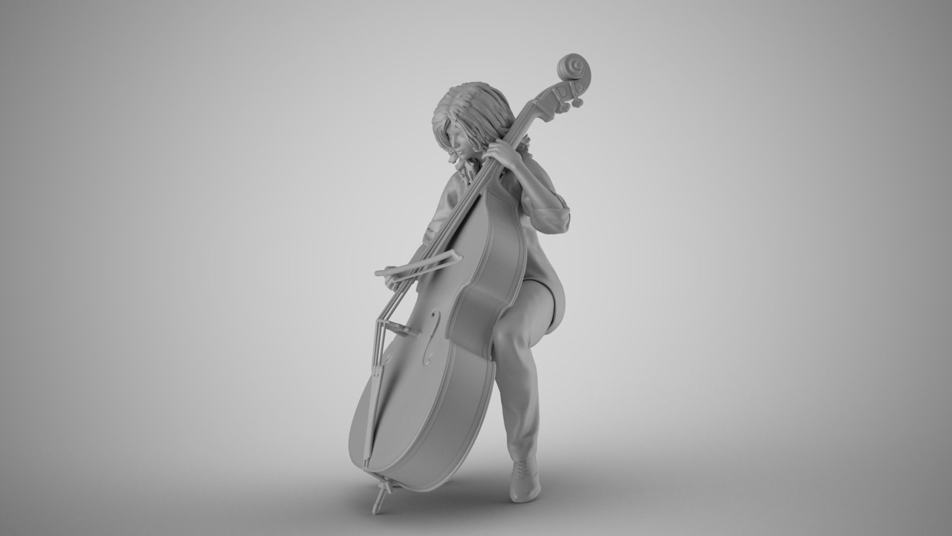 Female Bass Payer 2 3D print model_18