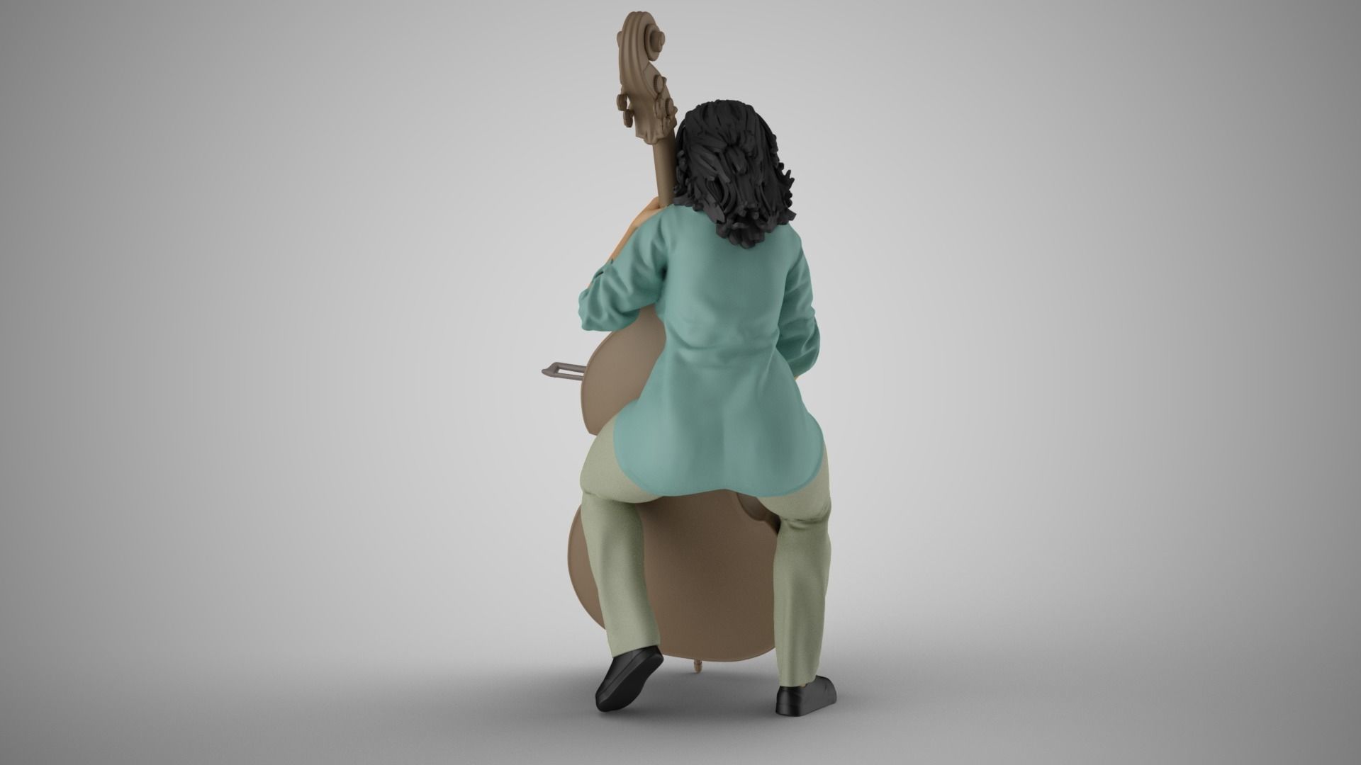 Female Bass Payer 2 3D print model_7