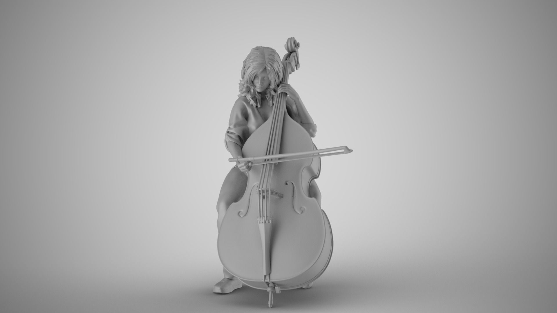 Female Bass Payer 2 3D print model_20