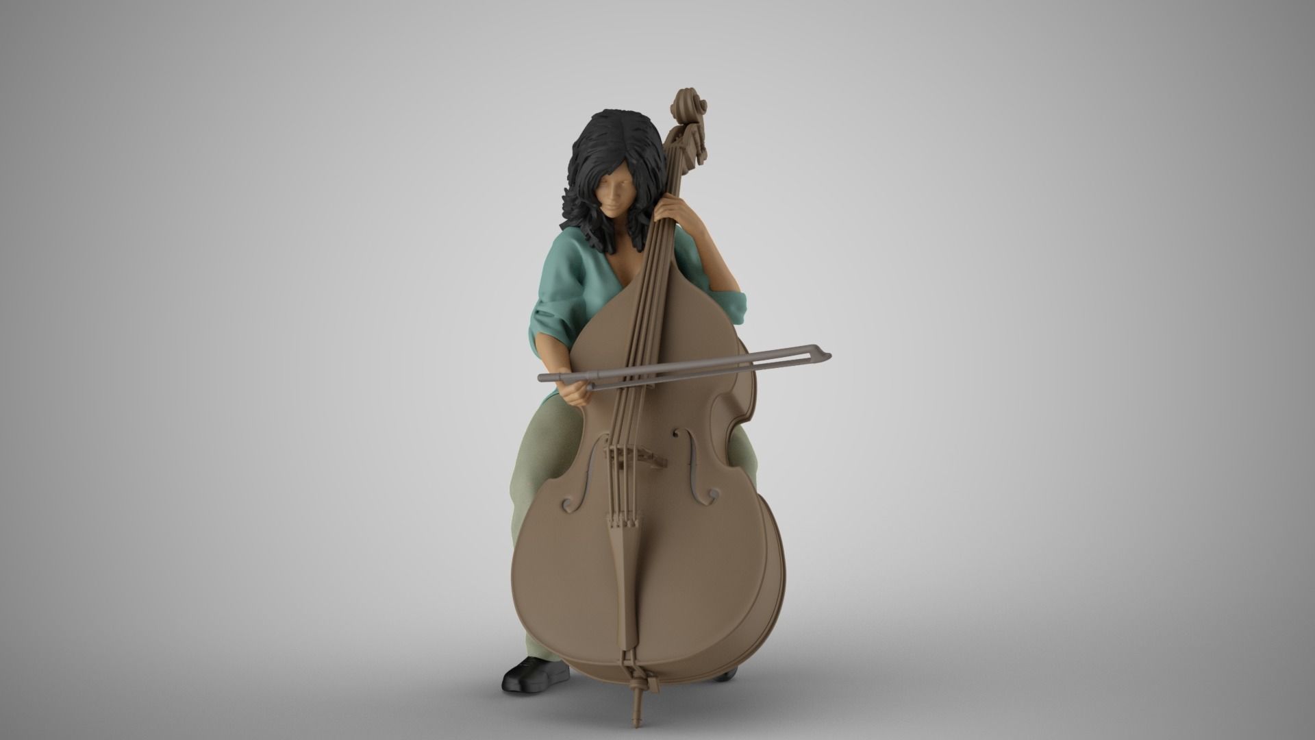 Female Bass Payer 2 3D print model_14