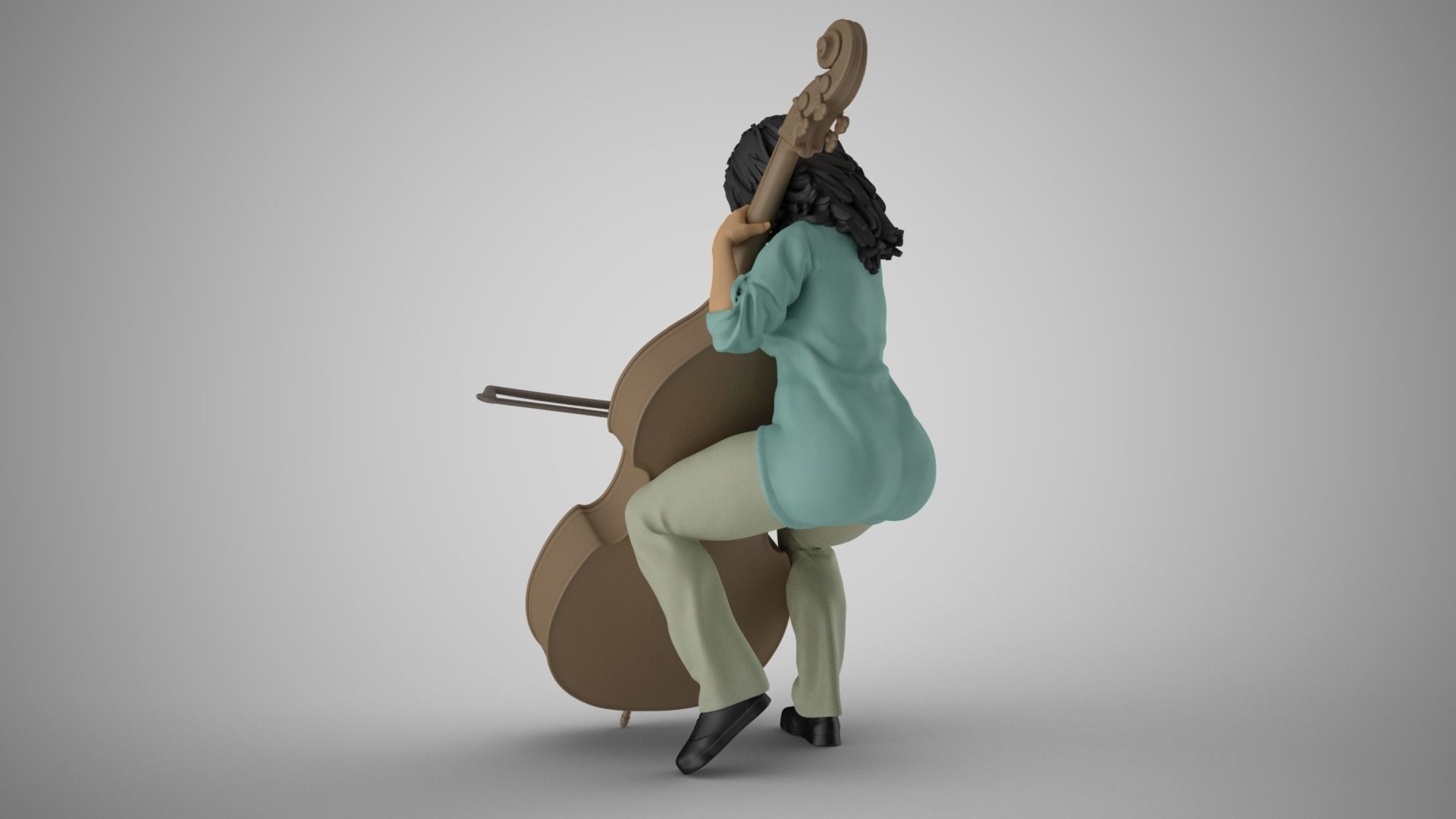 Female Bass Payer 2 3D print model_12
