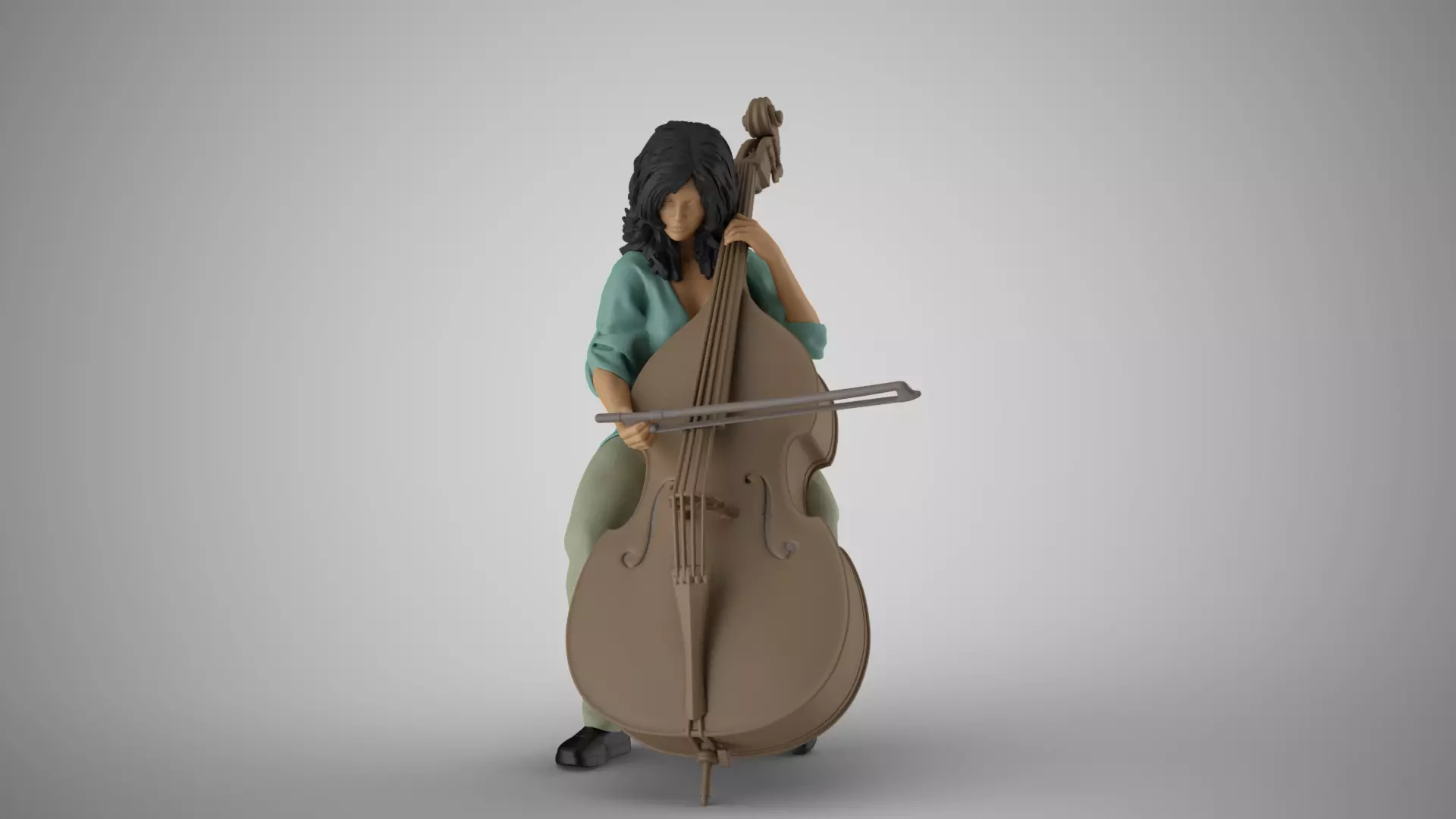 Female Bass Payer 2 3D print model_0