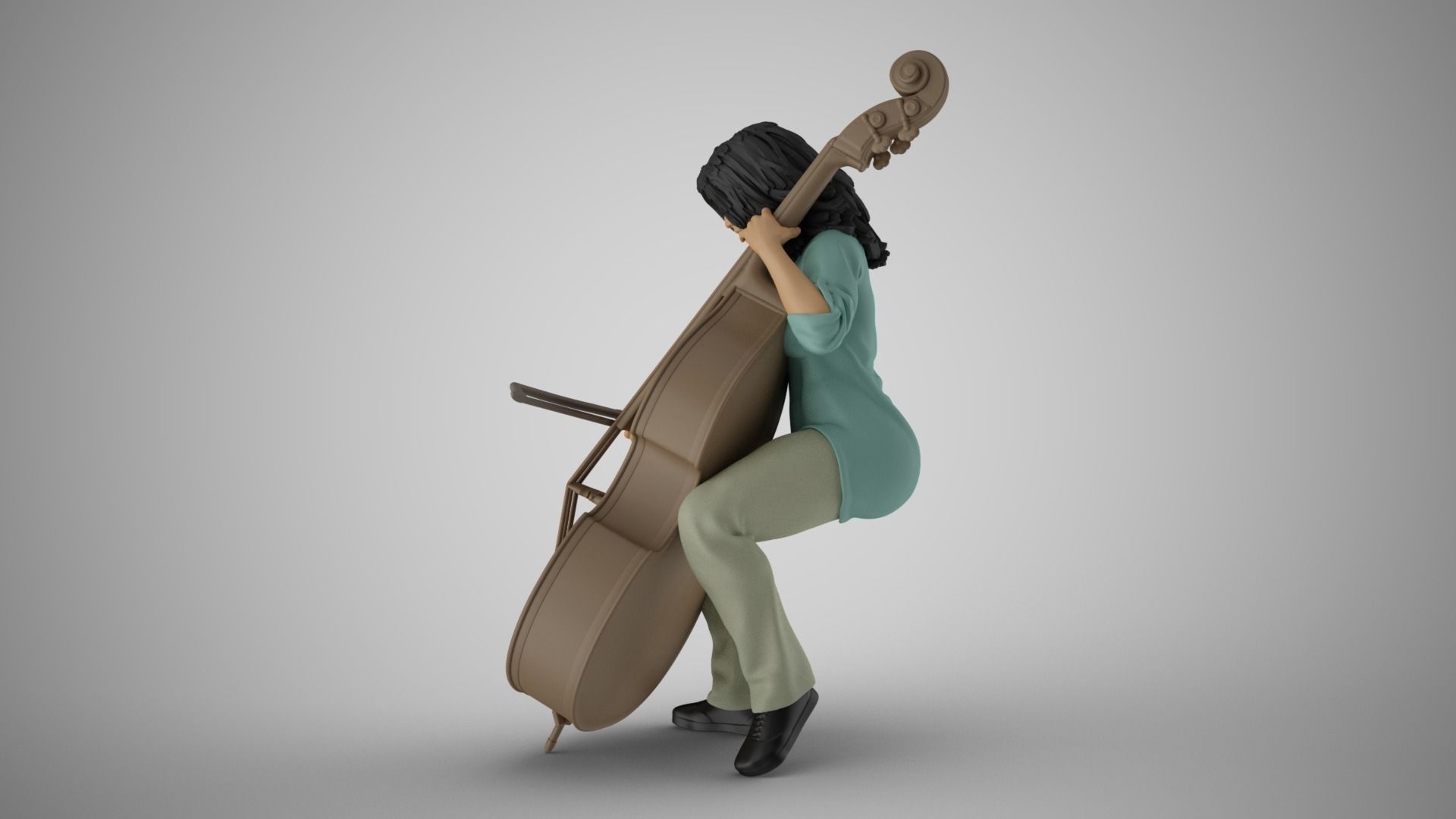 Female Bass Payer 2 3D print model_16