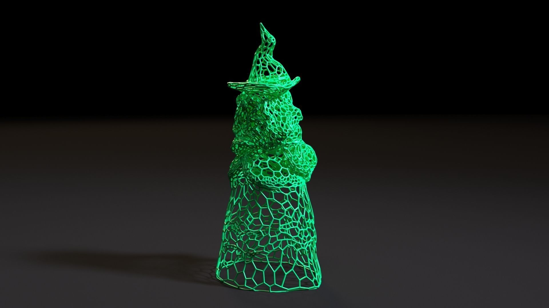 Pumpkin Witch 3D print model_5