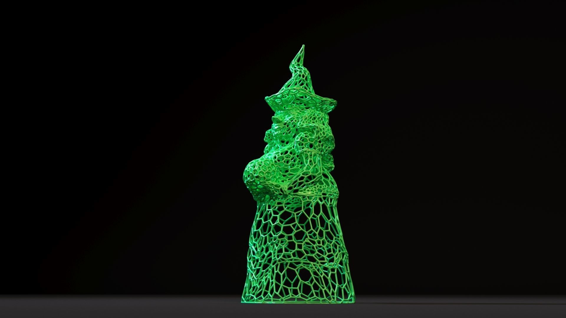 Pumpkin Witch 3D print model_9