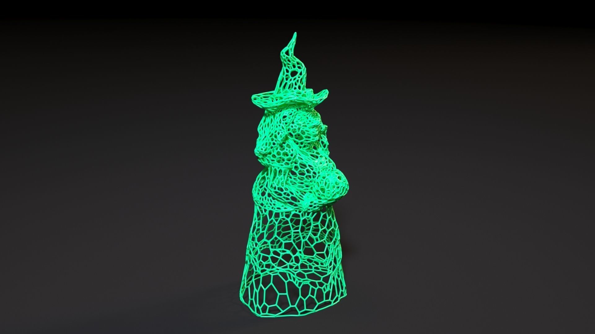 Pumpkin Witch 3D print model_7