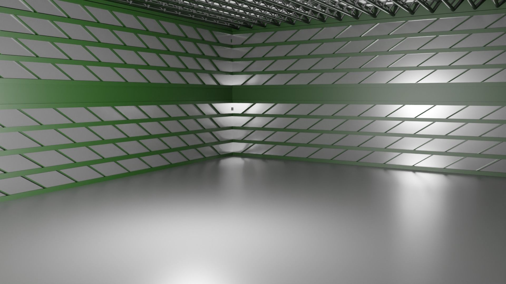  Hangar Interior Low-poly 3D model_4