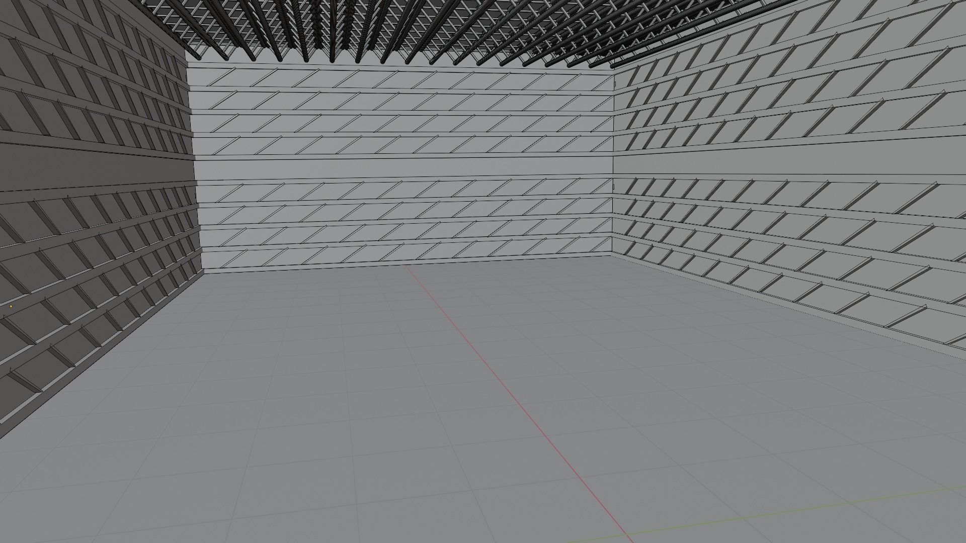  Hangar Interior Low-poly 3D model_6