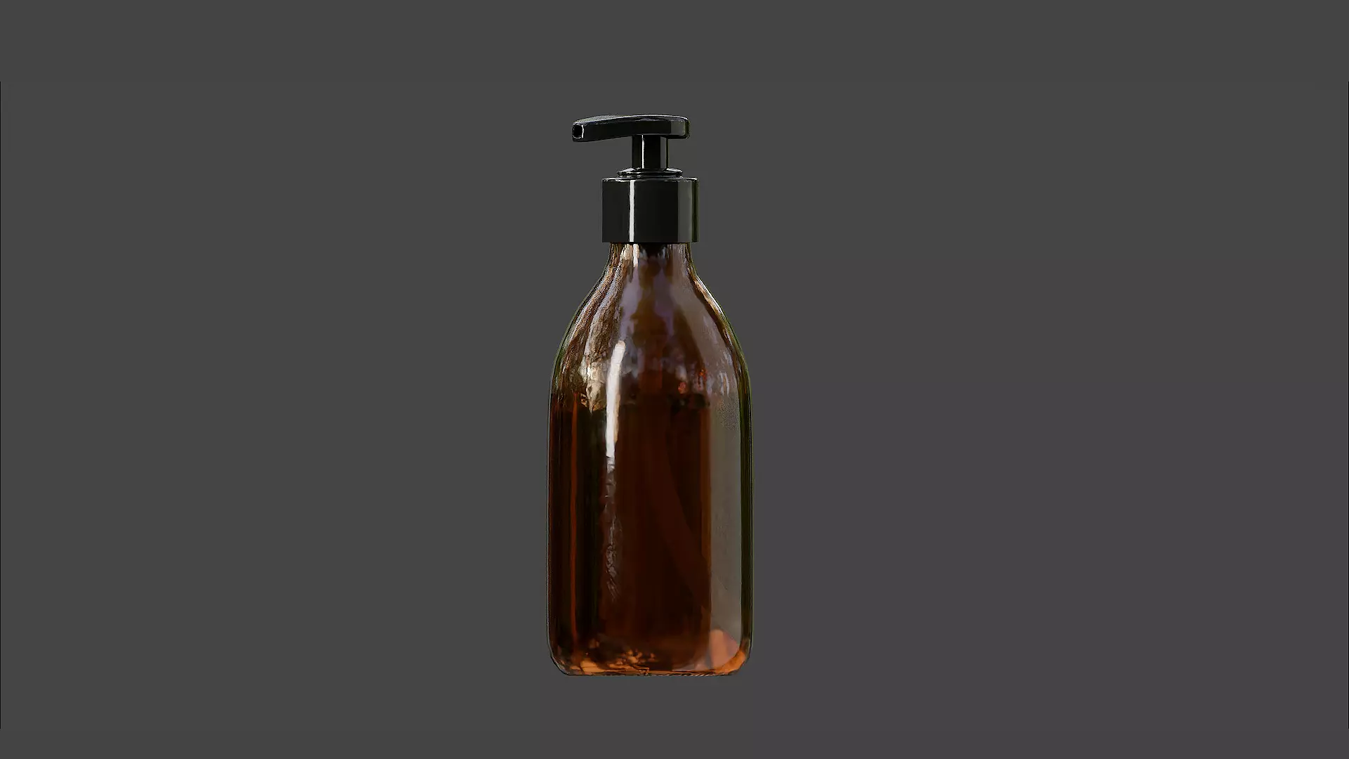 Glass bottle of soap Free 3D model
