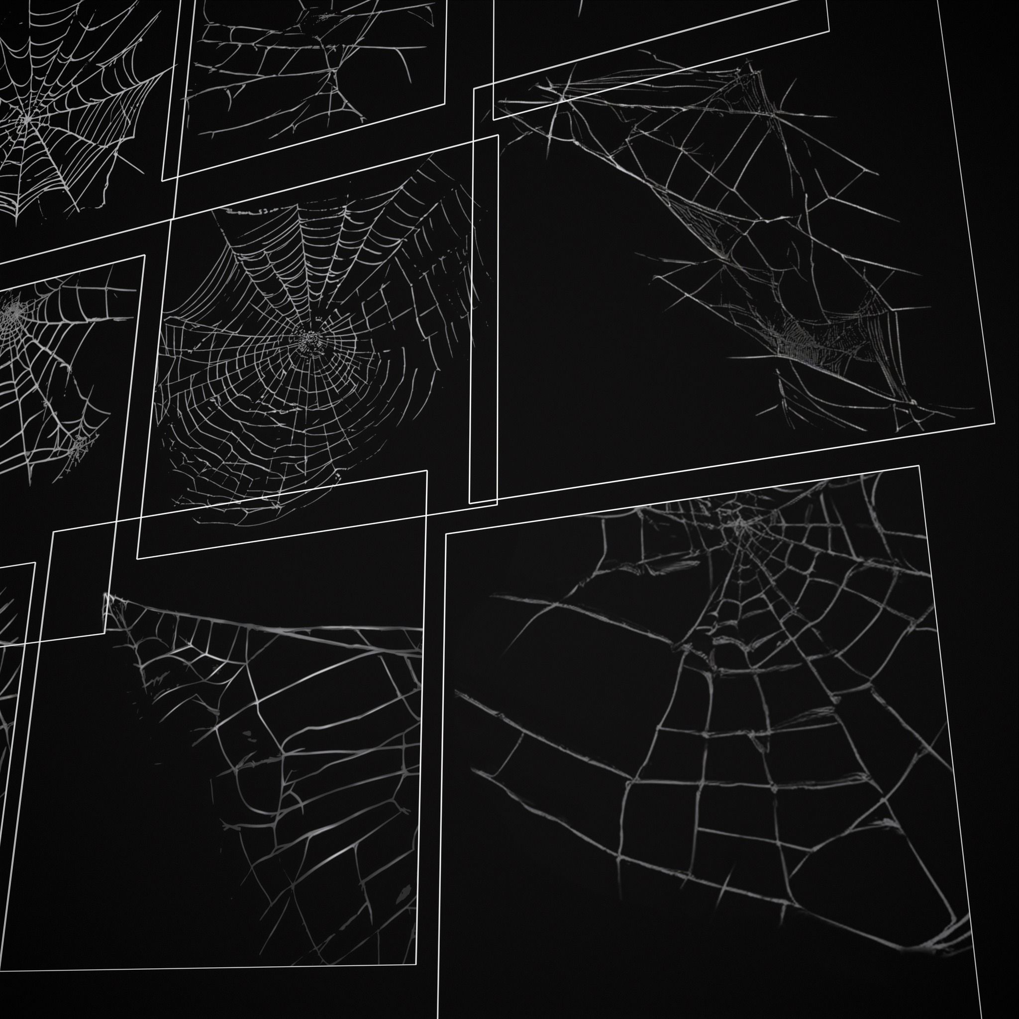 Spider Webs Packs One and Two 3D Model Collection_45