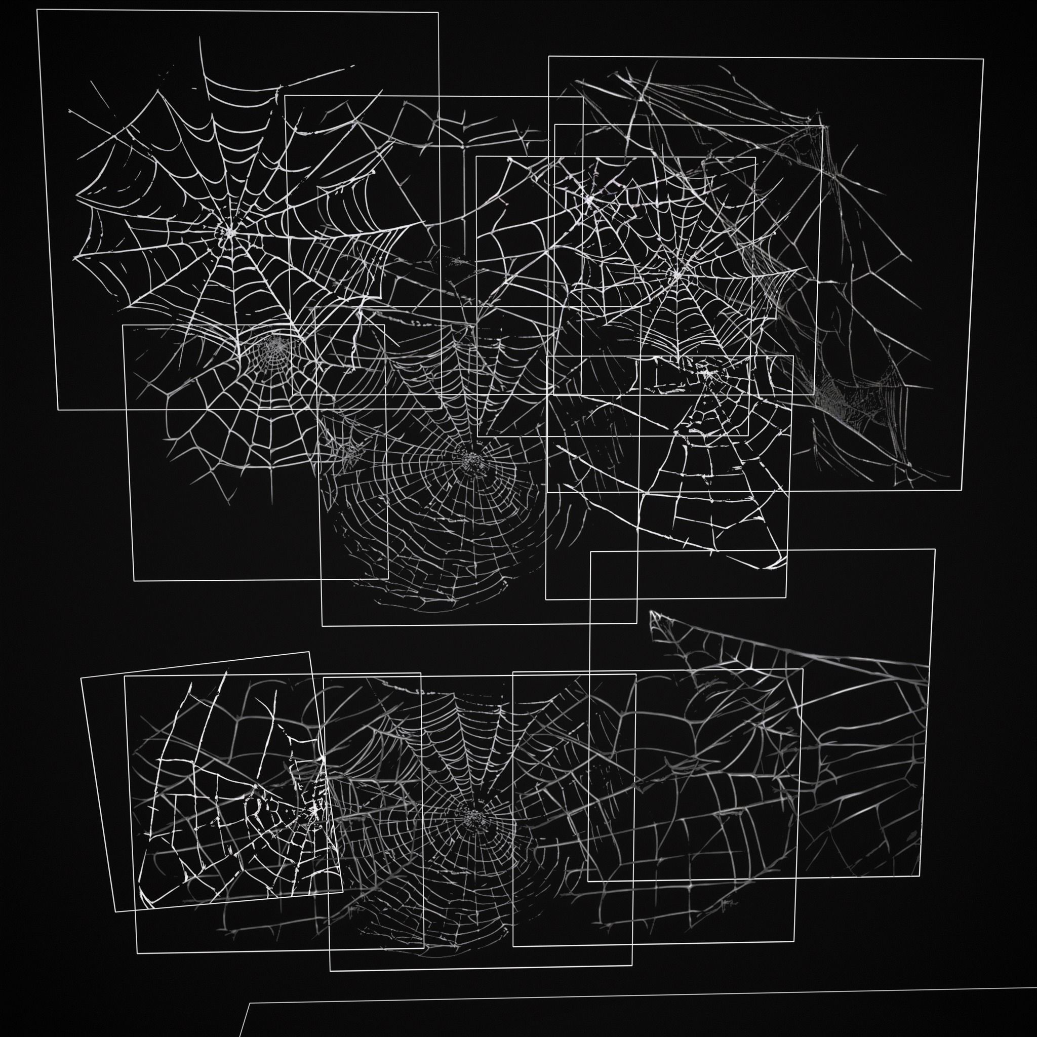 Spider Webs Packs One and Two 3D Model Collection_35