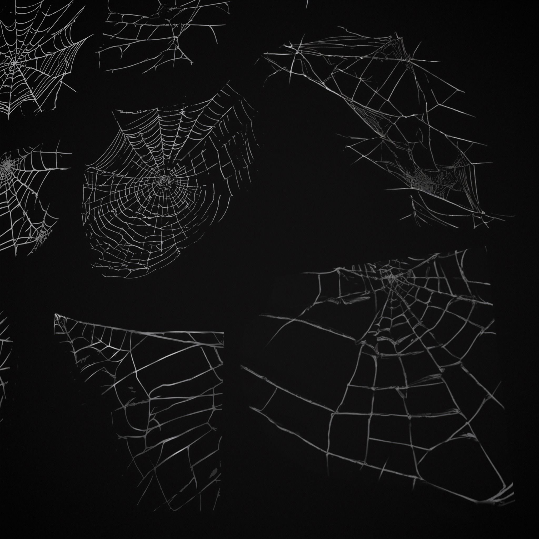 Spider Webs Packs One and Two 3D Model Collection_44