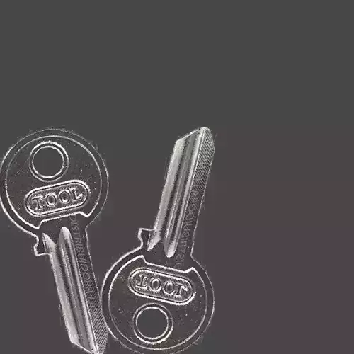 Chave realista 3D model