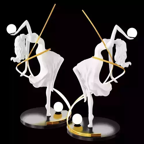 Floor Lamps Famil 3D model