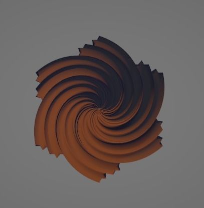 Christmas tree candle 3D print model_1