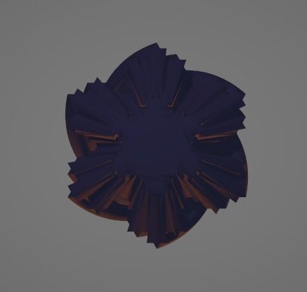 Christmas tree candle 3D print model_4