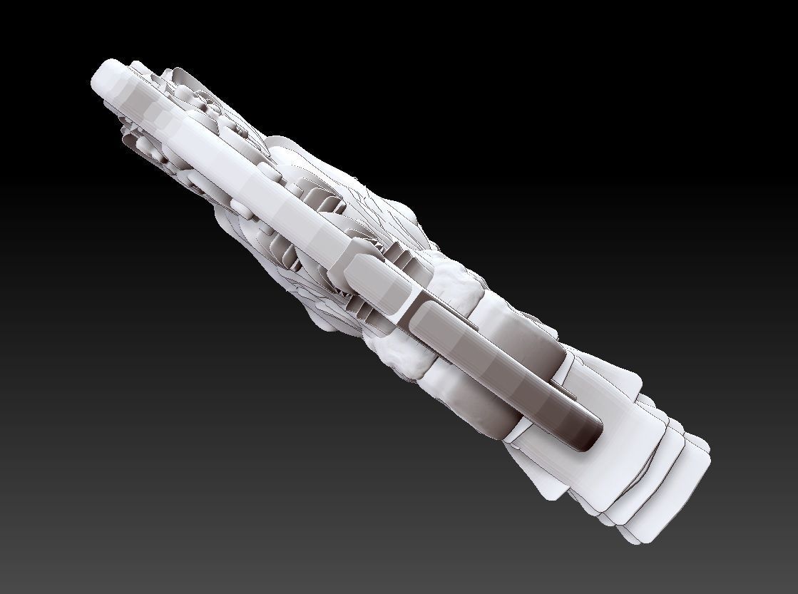 HM Eagle Keychain 03 3D print model_12