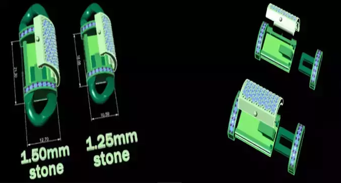 Cuban brooch and solo brooch 3D print model