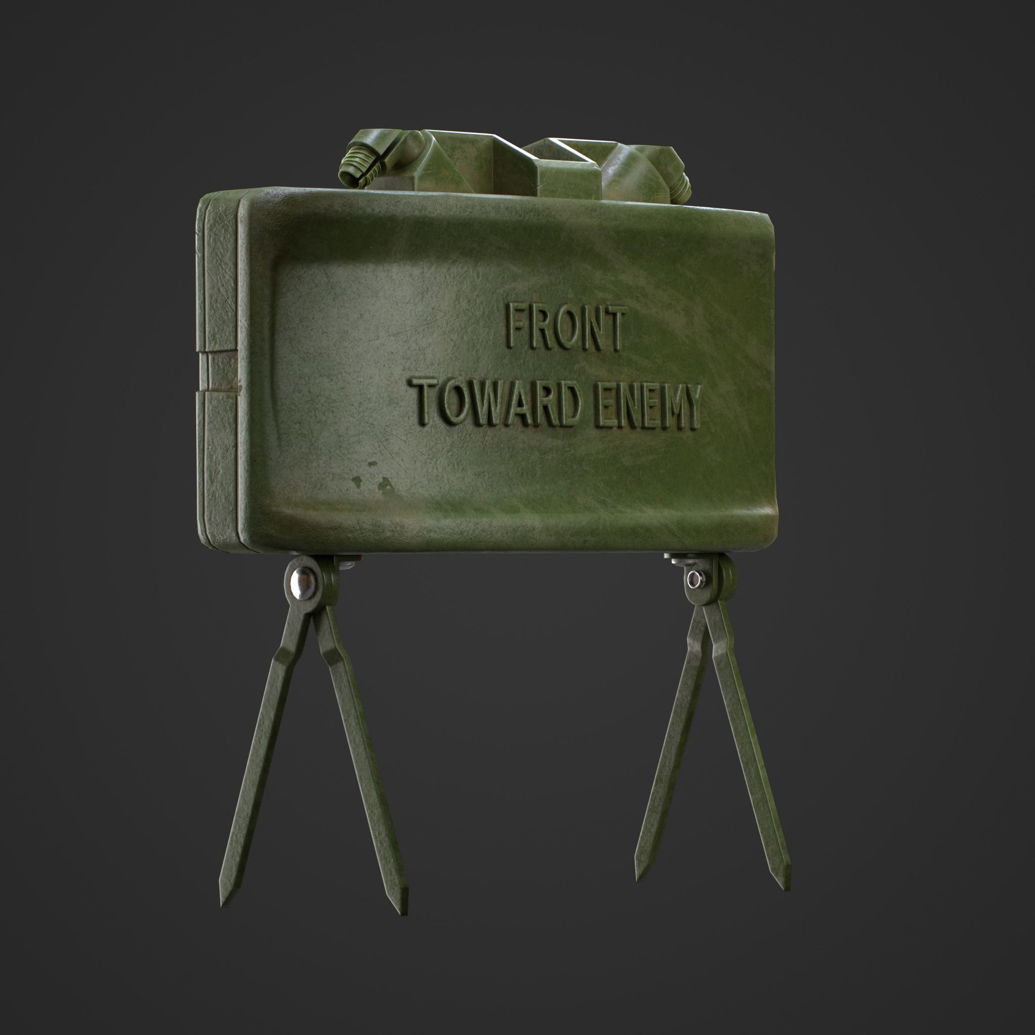 M18A1 Claymore Mine 3D Game Ready Model Low-poly 3D model_19