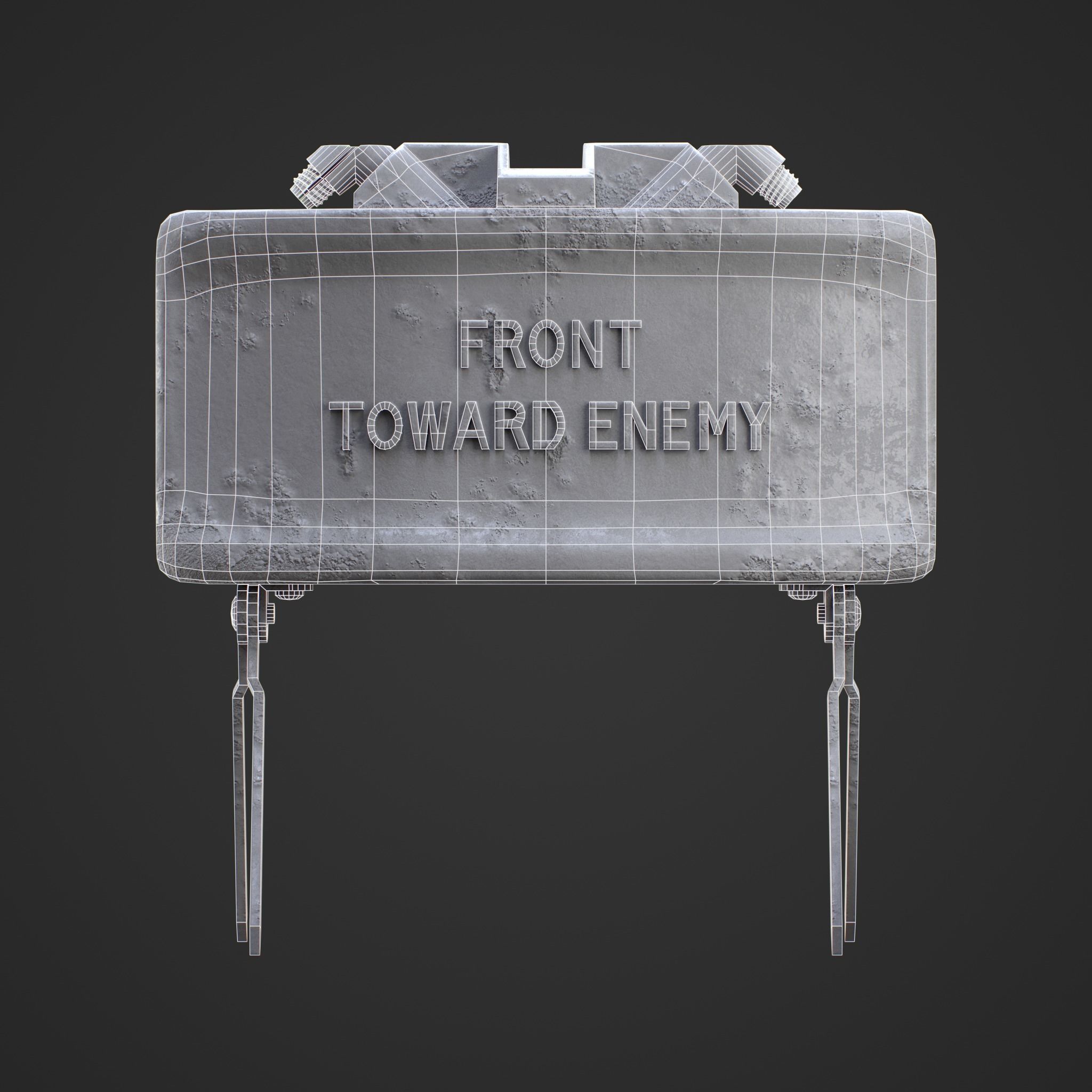 M18A1 Claymore Mine 3D Game Ready Model Low-poly 3D model_18