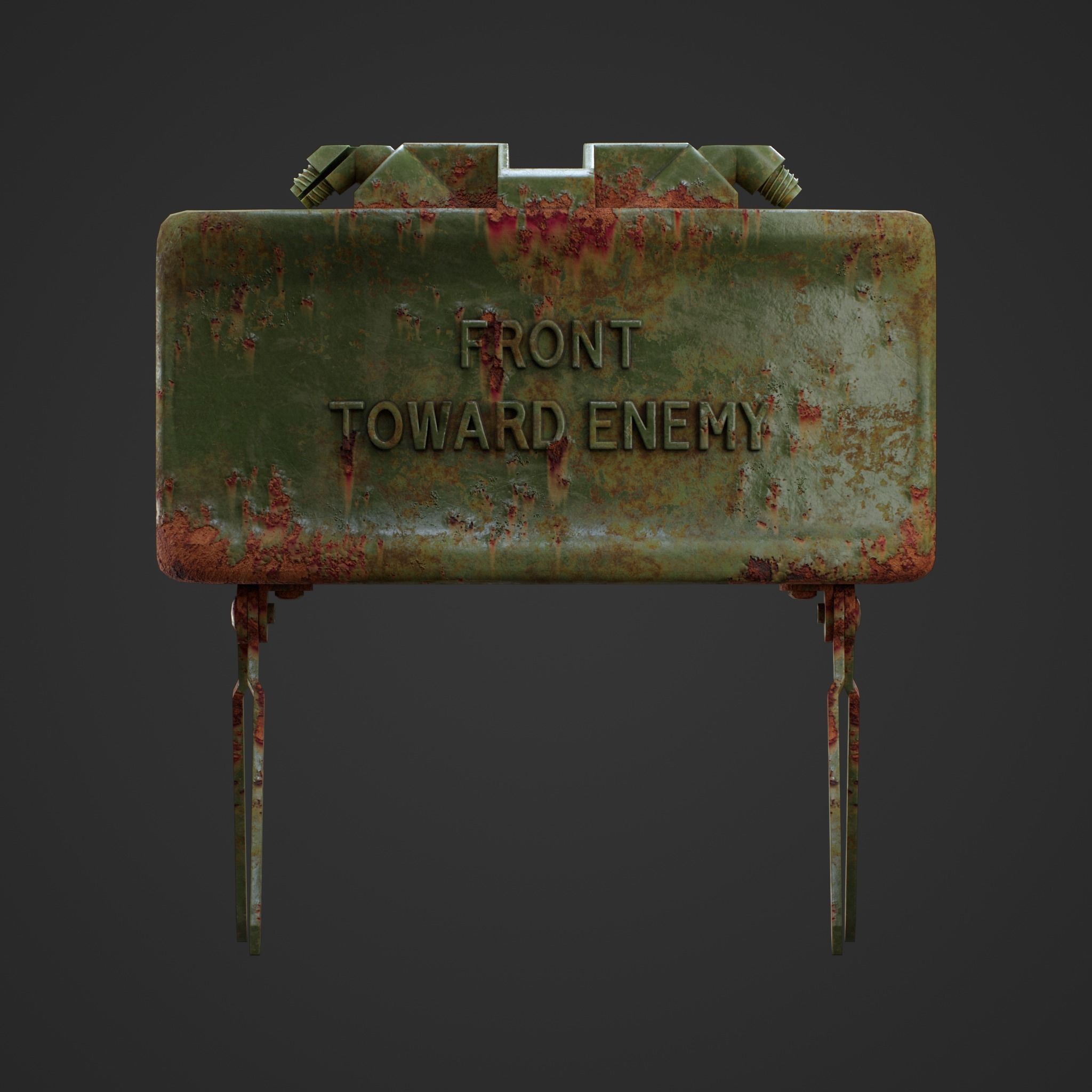 M18A1 Claymore Mine 3D Game Ready Model Low-poly 3D model_17