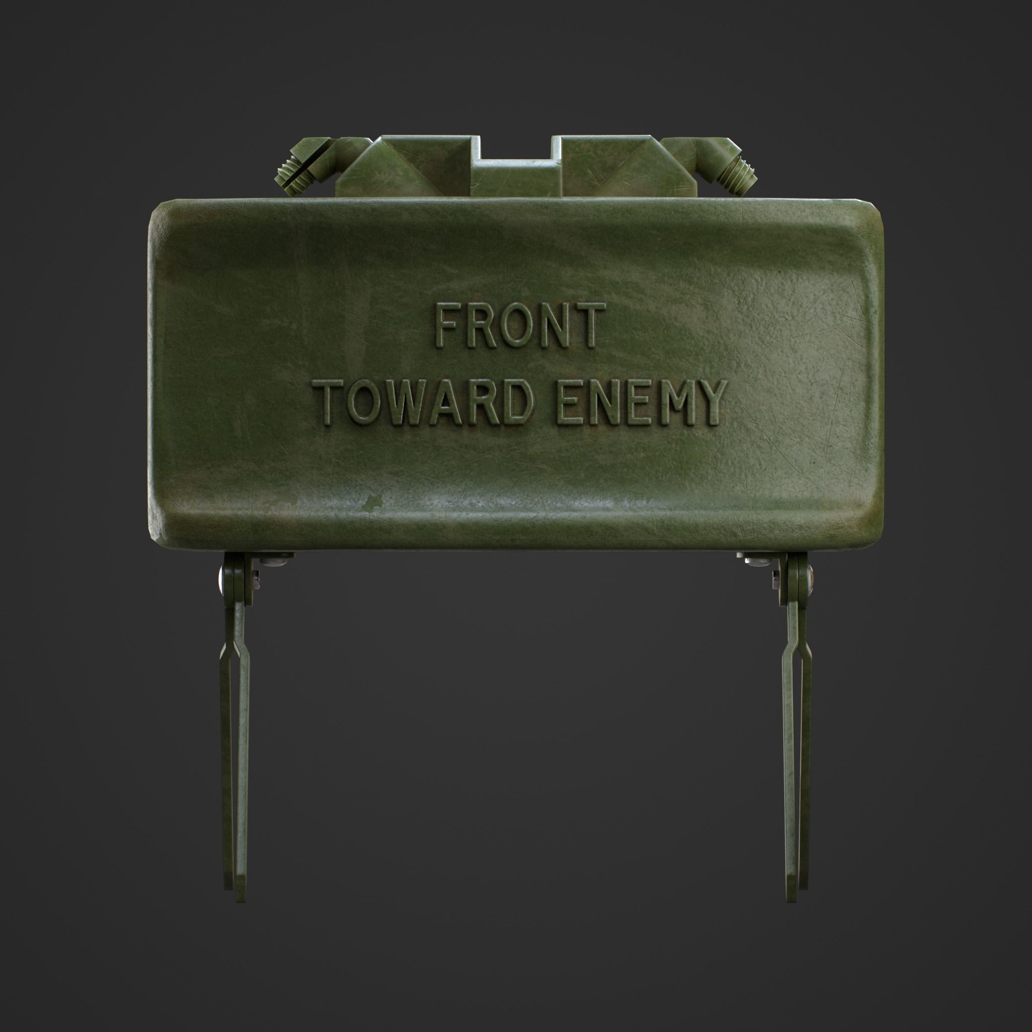 M18A1 Claymore Mine 3D Game Ready Model Low-poly 3D model_15