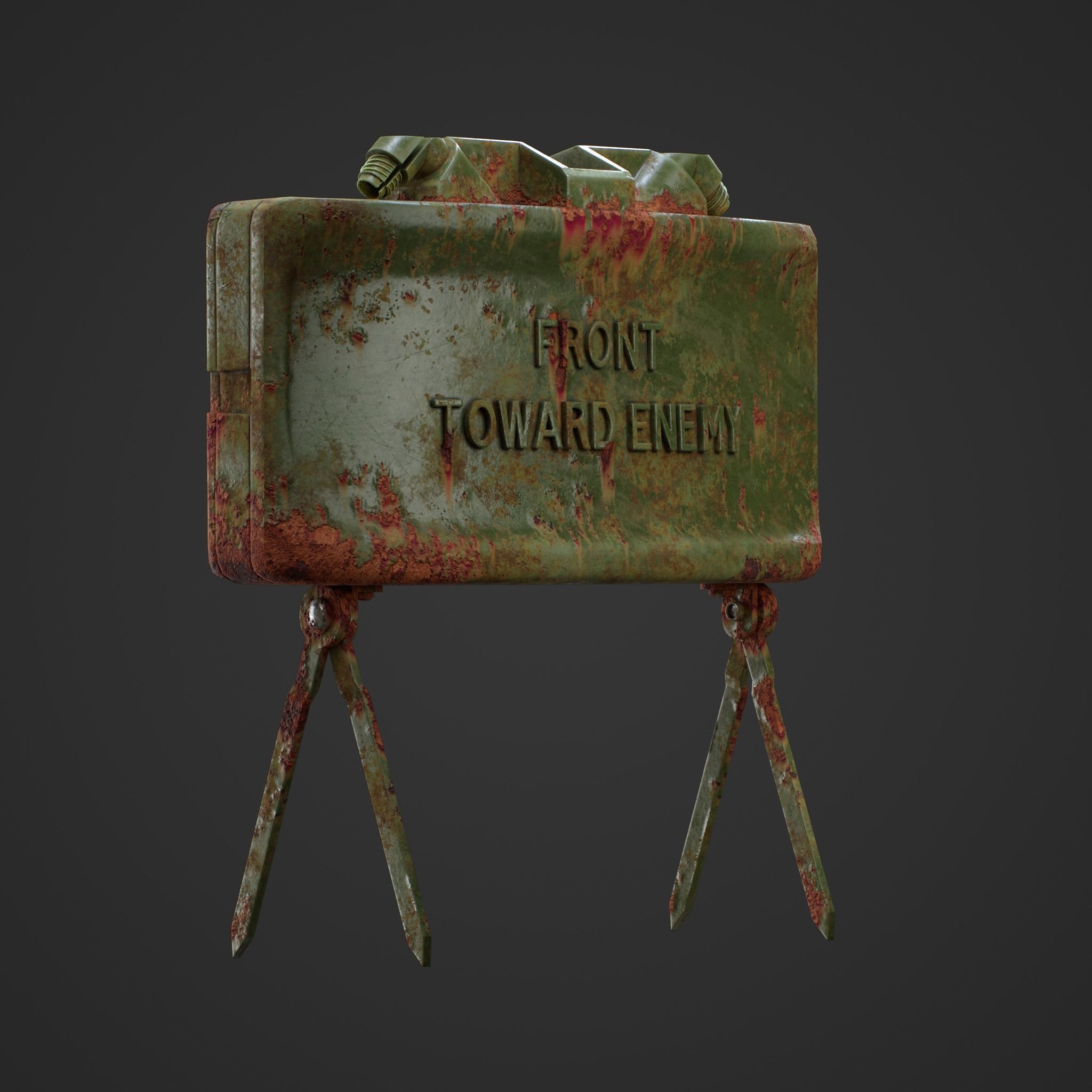 M18A1 Claymore Mine 3D Game Ready Model Low-poly 3D model_21