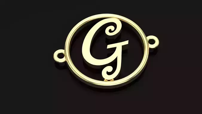 Letter G pendant or bracelet