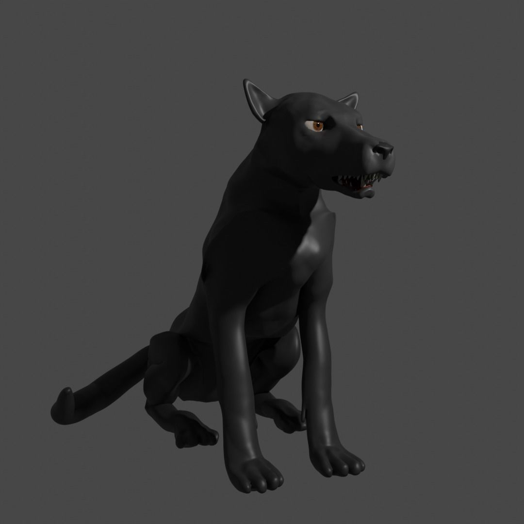 Dog Rig Free 3D model_3