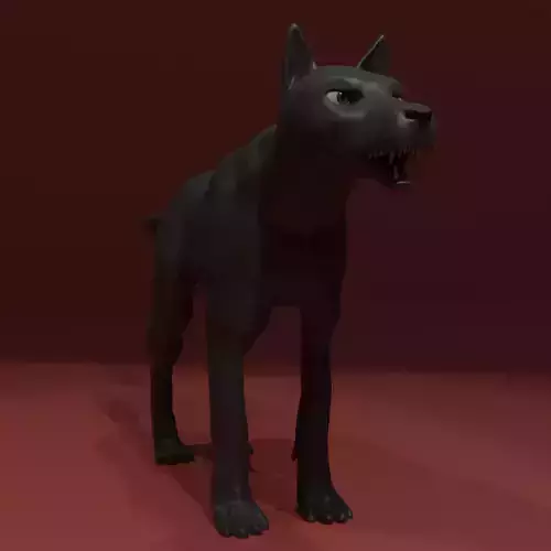 Dog Rig Free 3D model
