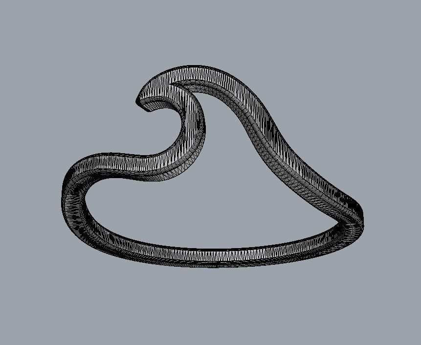 Wave Ring 3D print model_16