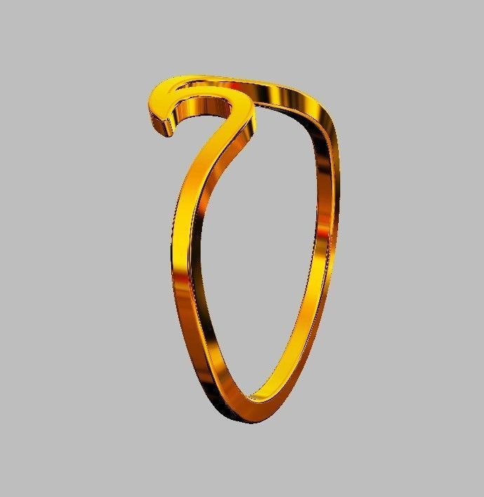 Wave Ring 3D print model_10