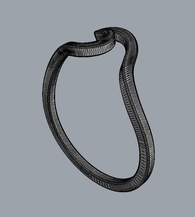 Wave Ring 3D print model_14