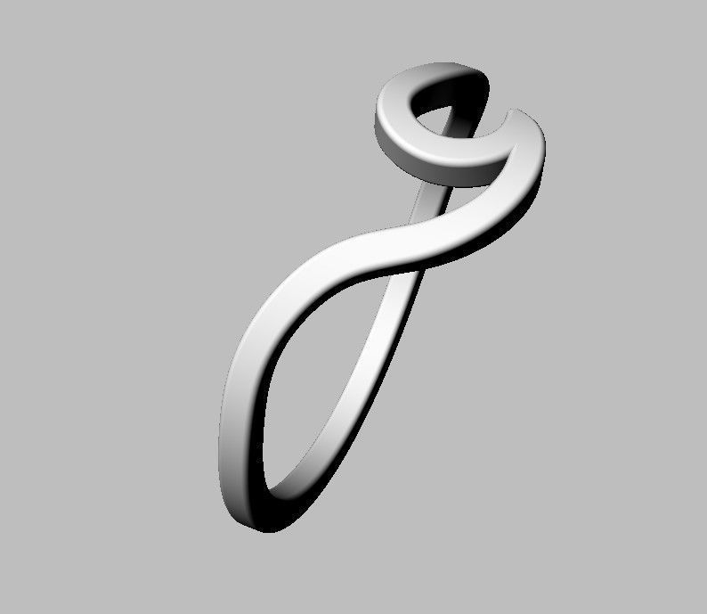 Wave Ring 3D print model_20