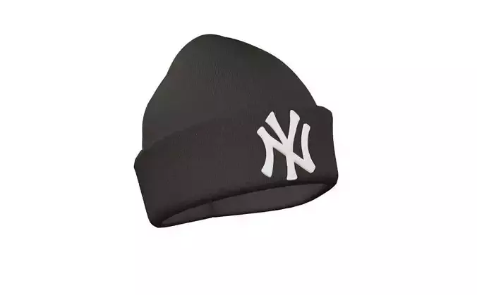 New York Yankees New Era Black Beanie